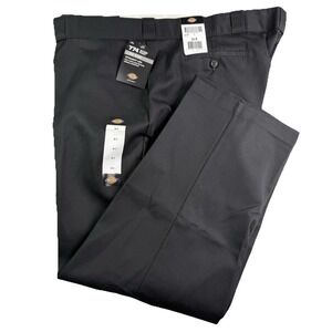 NWT DICKIES 774 Low Rise  Women's Work Pants 24R Straight Leg  Black.